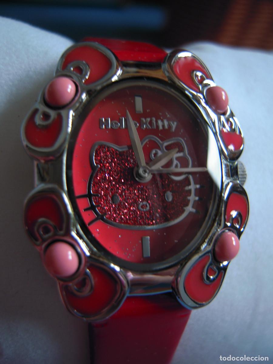 Relojes autom&aacute;ticos: Hello Kitty reloj rojo - Foto 6