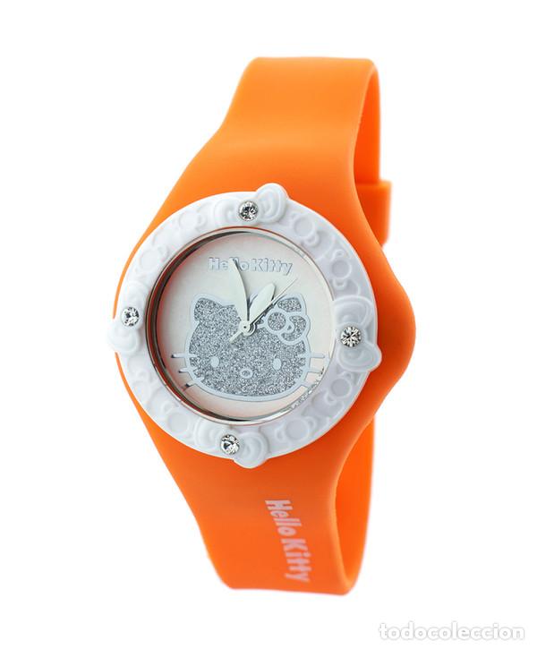 Relojes autom&aacute;ticos: Reloj Hello Kitty naranja - Foto 1