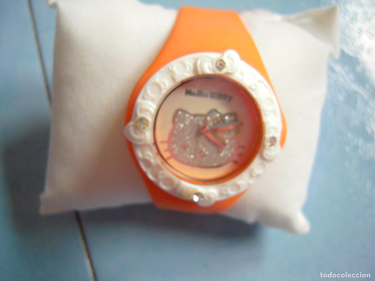 Relojes autom&aacute;ticos: Reloj Hello Kitty naranja - Foto 2