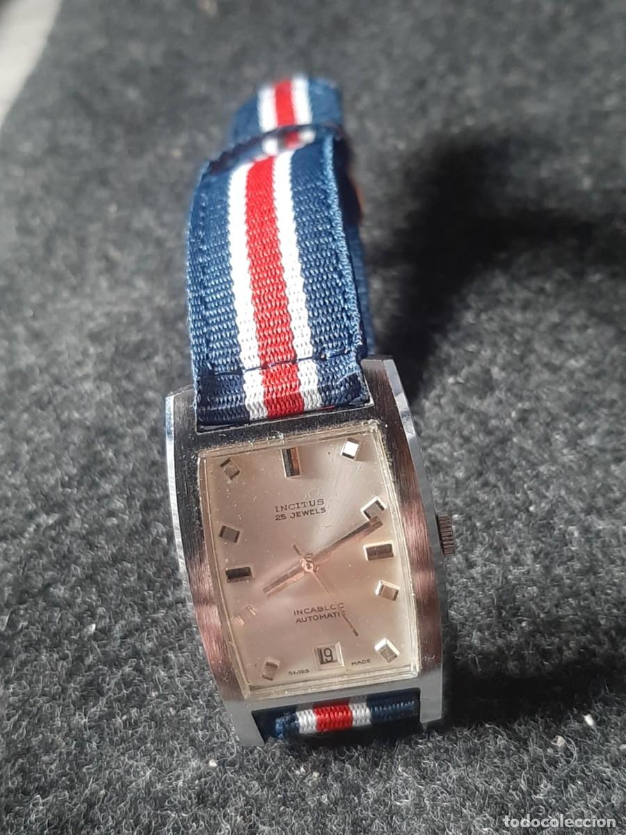 Relojes autom&aacute;ticos: reloj incitus automatico funcionando - Foto 3