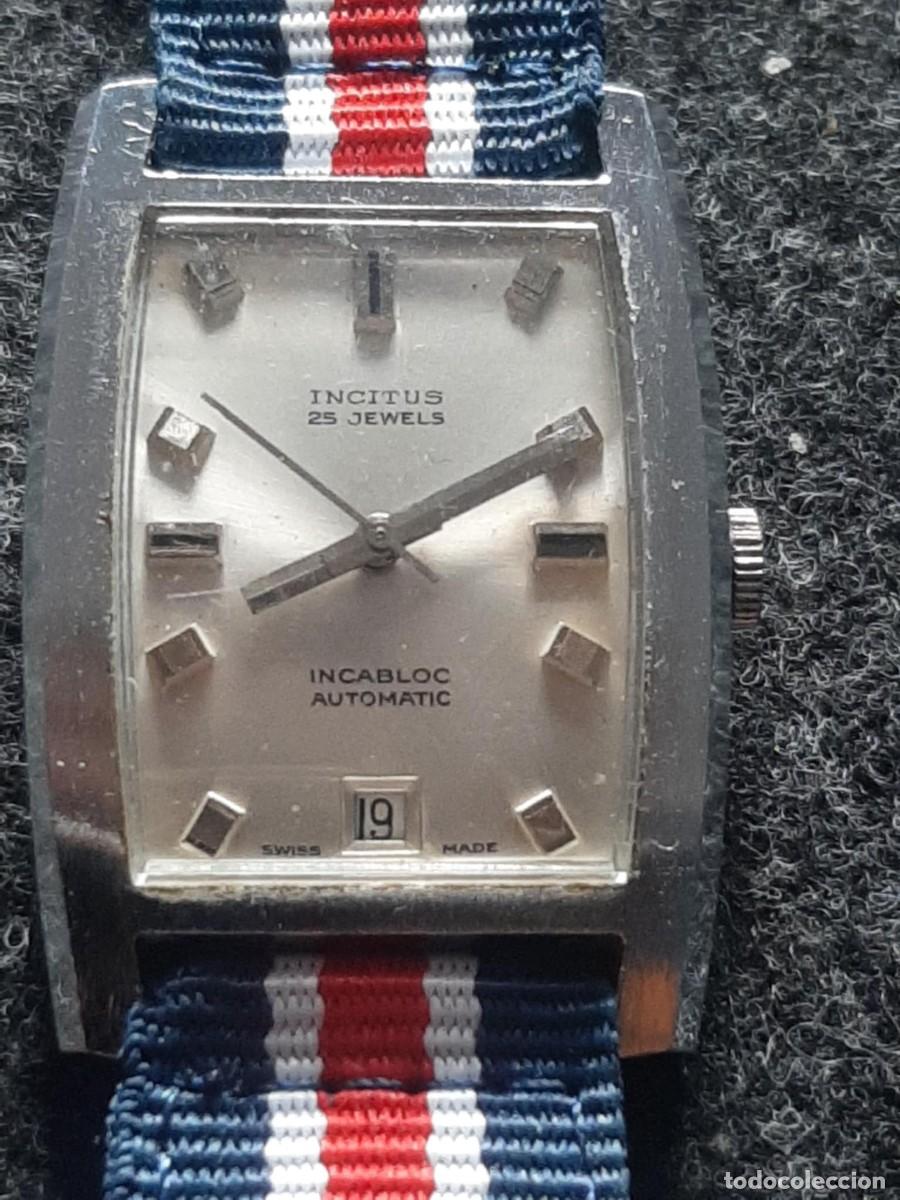 Relojes autom&aacute;ticos: reloj incitus automatico funcionando - Foto 4