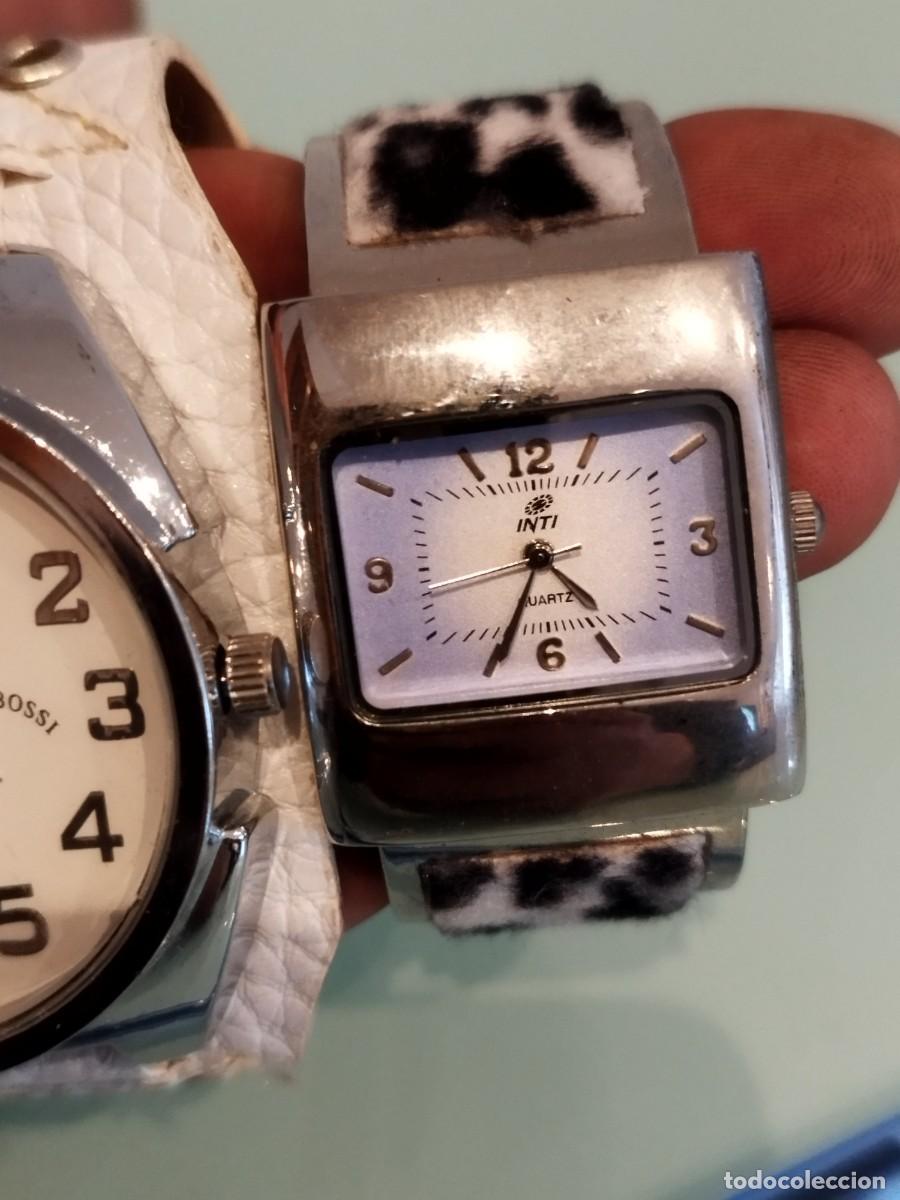 Relojes autom&aacute;ticos: Dos relojes de pulsera de mujer. Sin probar. - Foto 3