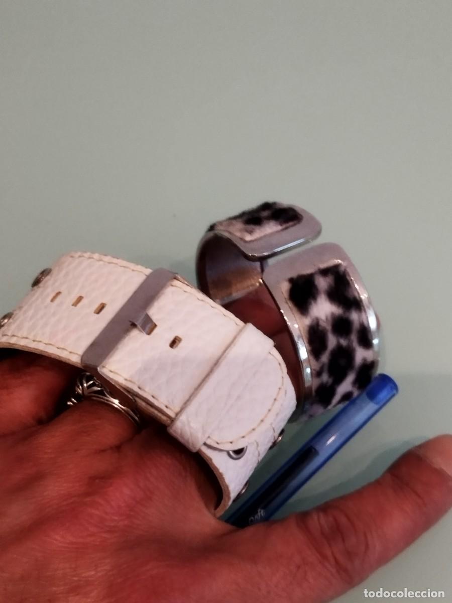Relojes autom&aacute;ticos: Dos relojes de pulsera de mujer. Sin probar. - Foto 4