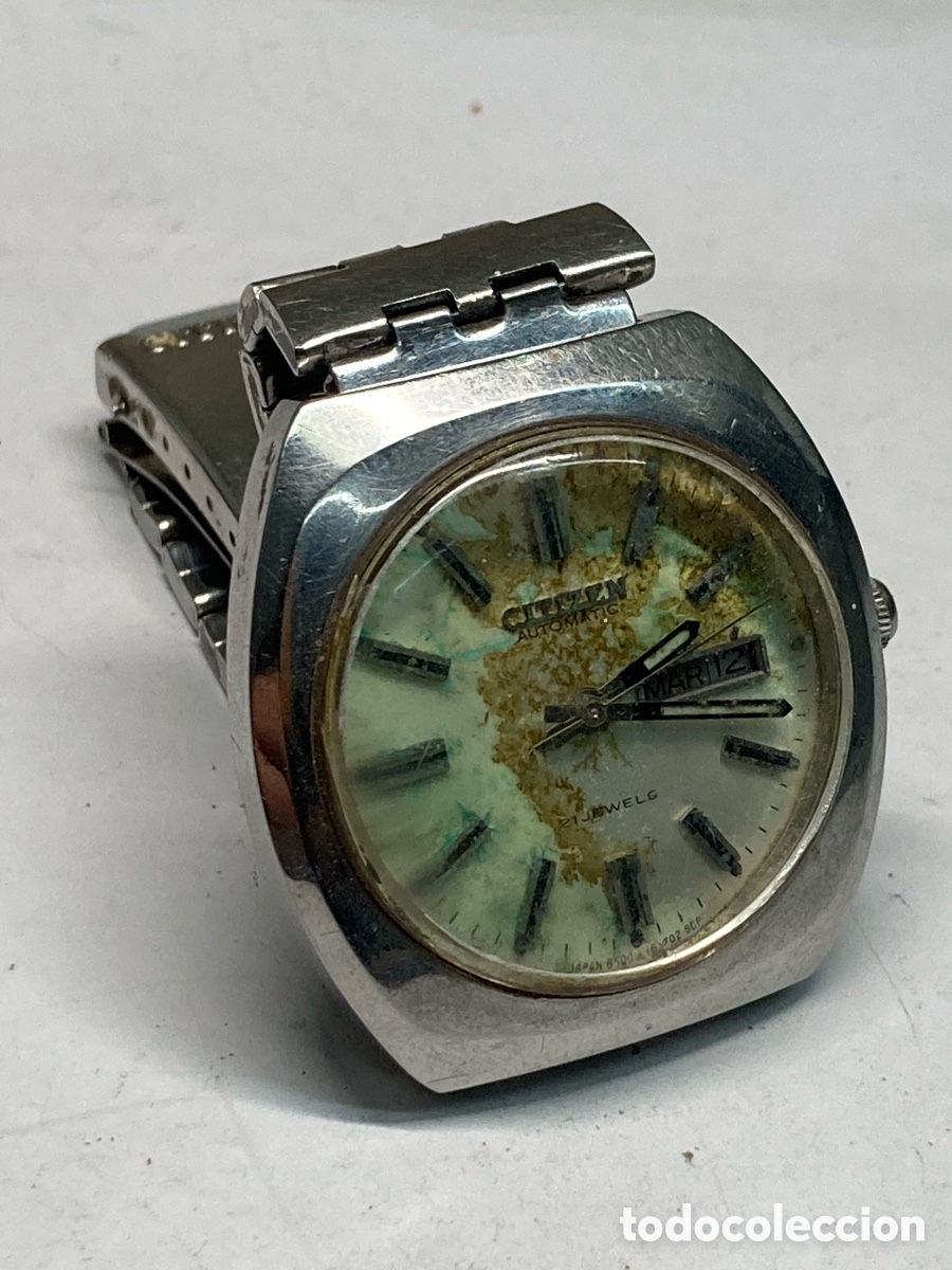 Relojes autom&aacute;ticos: Reloj de plata Citizen autom&aacute;tico para piezas/CR22-28 - Foto 2