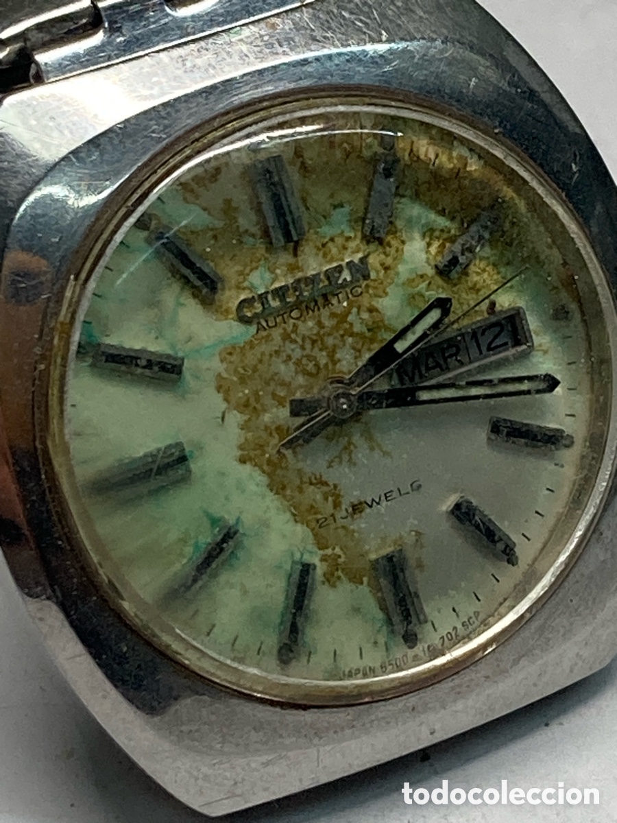 Relojes autom&aacute;ticos: Reloj de plata Citizen autom&aacute;tico para piezas/CR22-28 - Foto 3