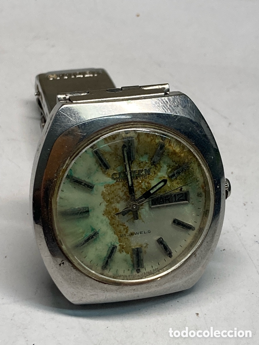 Relojes autom&aacute;ticos: Reloj de plata Citizen autom&aacute;tico para piezas/CR22-28 - Foto 1