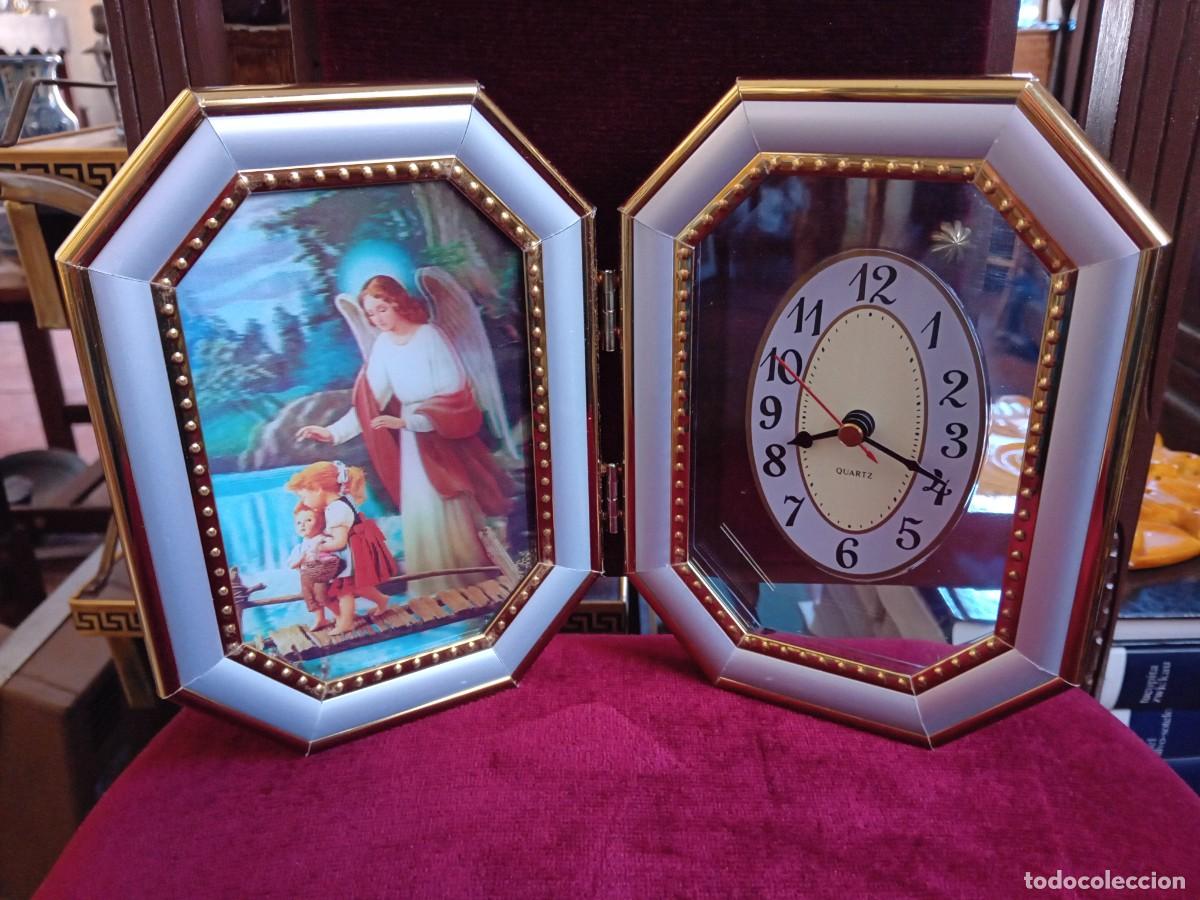 Relojes autom&aacute;ticos: Reloj de sobremesa con &Aacute;ngel de la guarda - Foto 1