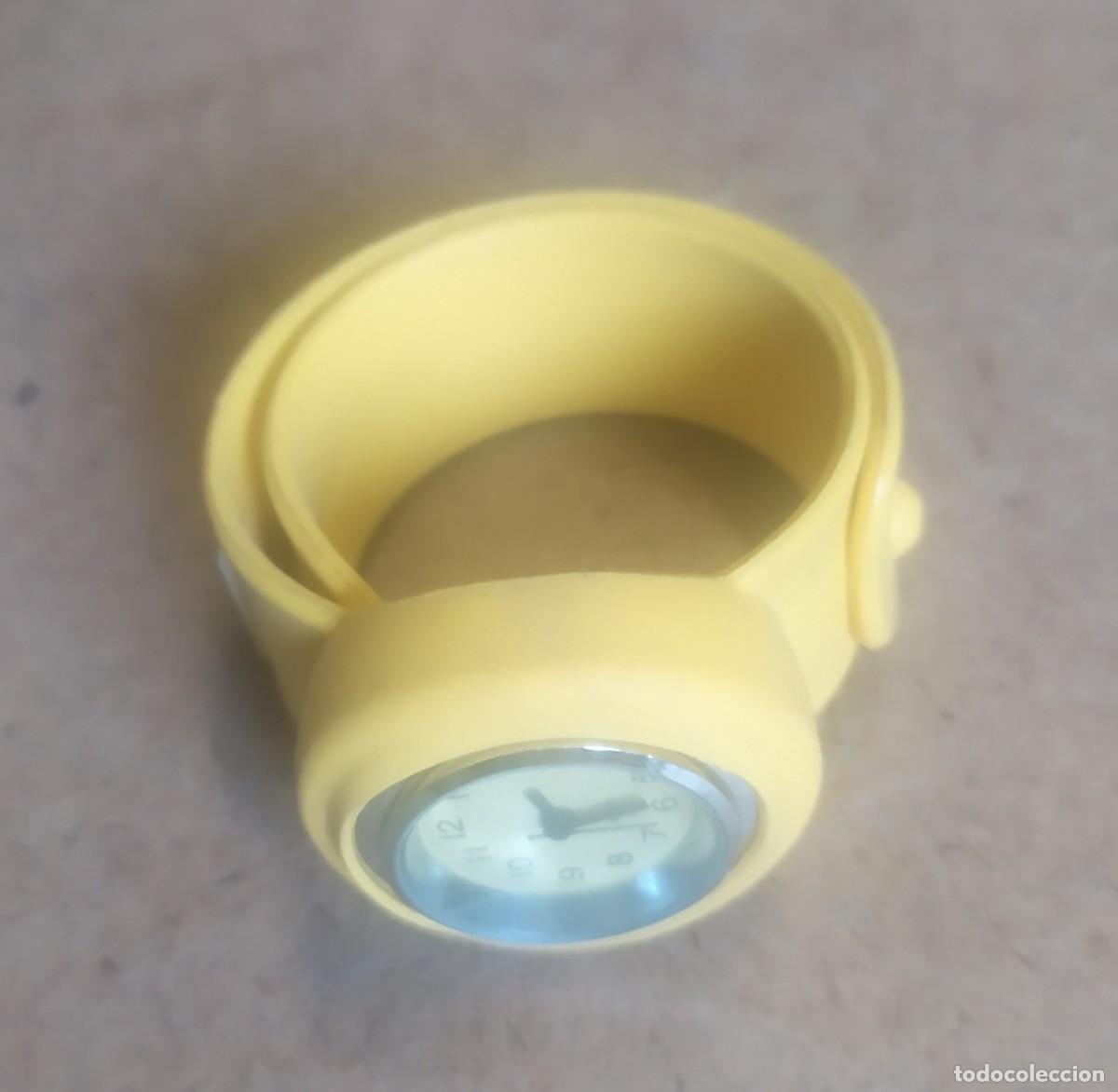 Relojes autom&aacute;ticos: Reloj de pulsera, amarillo, no comprobado, con cuarzo, quartz - Foto 3