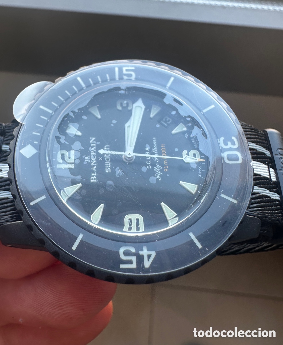 Relojes autom&aacute;ticos: Reloj Blancpain & Swatch Scuba - Foto 2