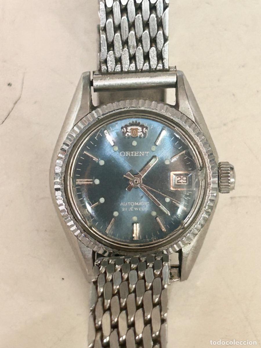Relojes autom&aacute;ticos: RELOJ ORIENT AUTOM&Aacute;TICO SE&Ntilde;ORA-ACERO PULSERA-FUNCIONANDO - Foto 3