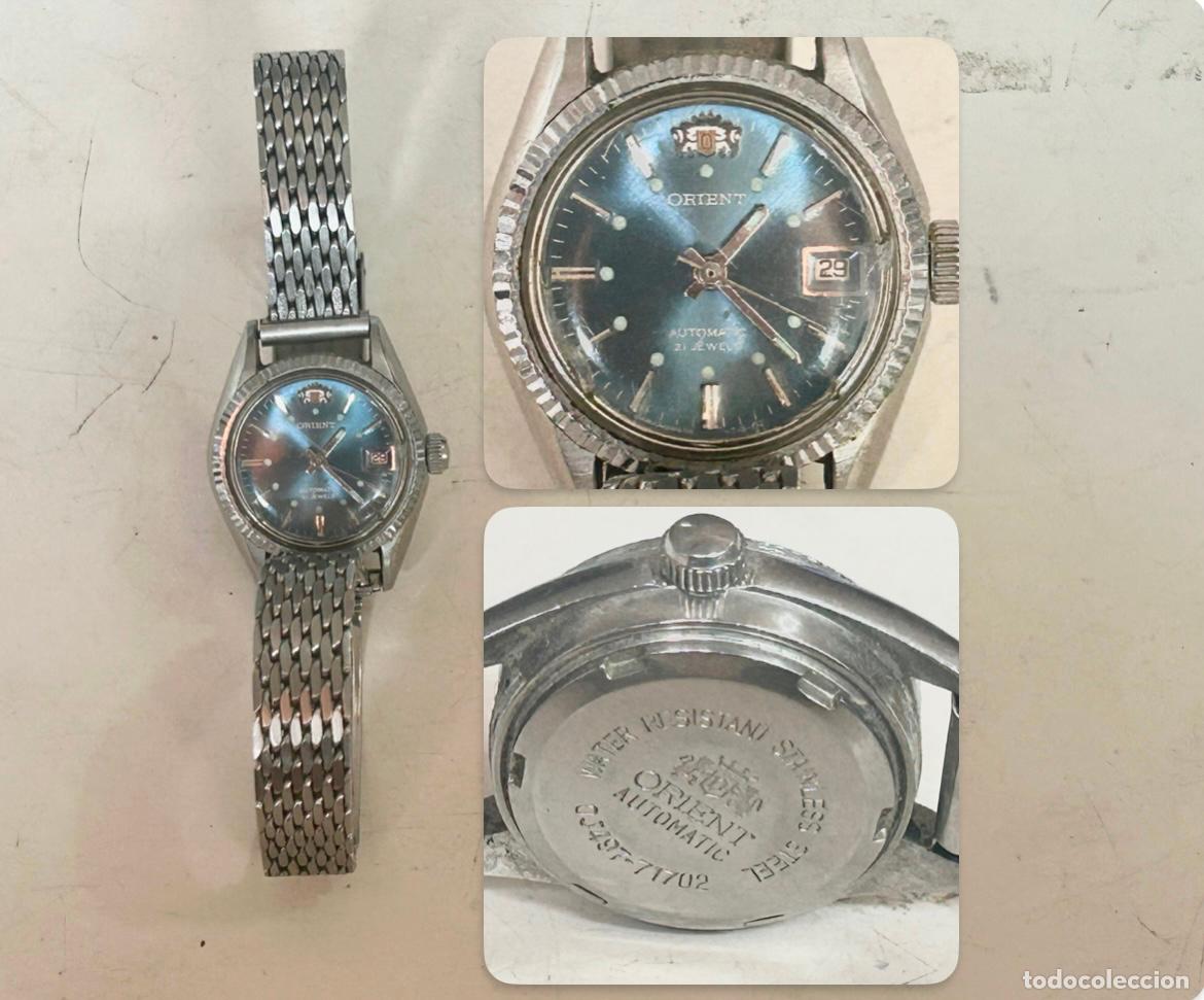 Relojes autom&aacute;ticos: RELOJ ORIENT AUTOM&Aacute;TICO SE&Ntilde;ORA-ACERO PULSERA-FUNCIONANDO - Foto 1