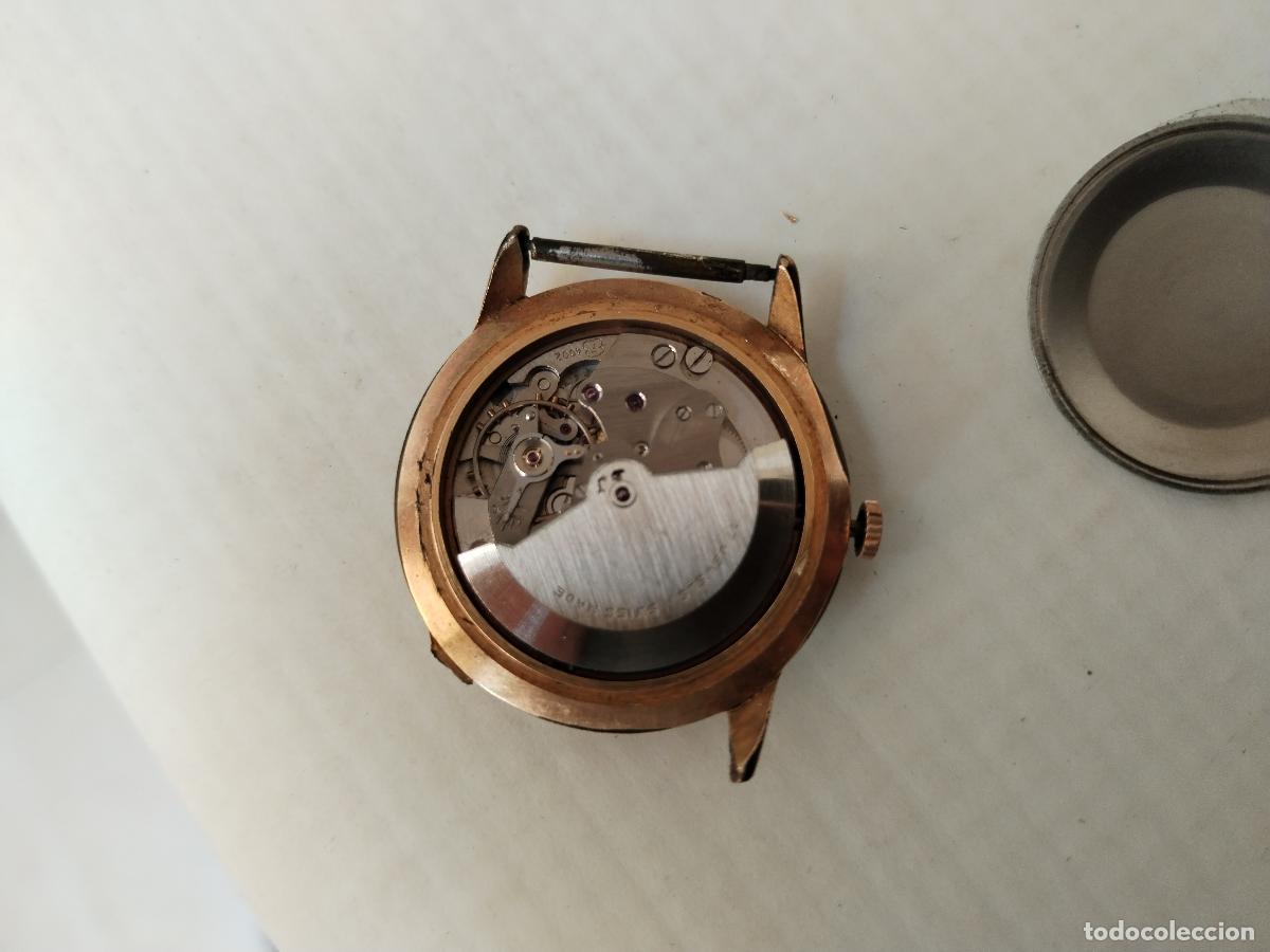 Relojes autom&aacute;ticos: ANTIGUO RELOJ AUTOMATICO CLER WATCH PLAQUE ORO - Foto 3