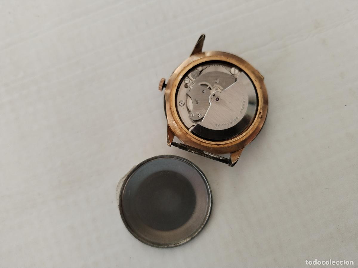 Relojes autom&aacute;ticos: ANTIGUO RELOJ AUTOMATICO CLER WATCH PLAQUE ORO - Foto 4