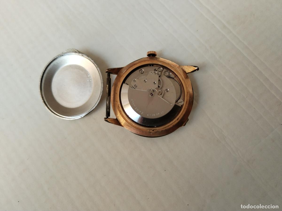 Relojes autom&aacute;ticos: ANTIGUO RELOJ AUTOMATICO CLER WATCH PLAQUE ORO - Foto 5