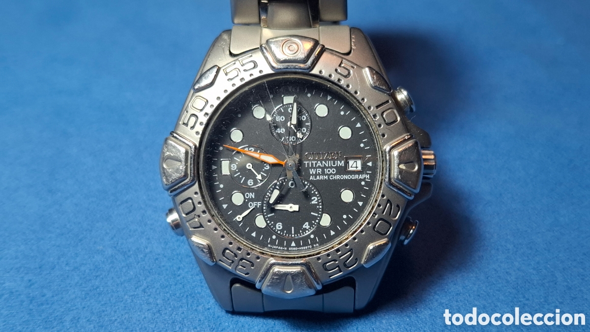 Relojes autom&aacute;ticos: RELOJ DE PULSERA - CITIZEN TITANIUM WR100 . FUNCIONA - Foto 2
