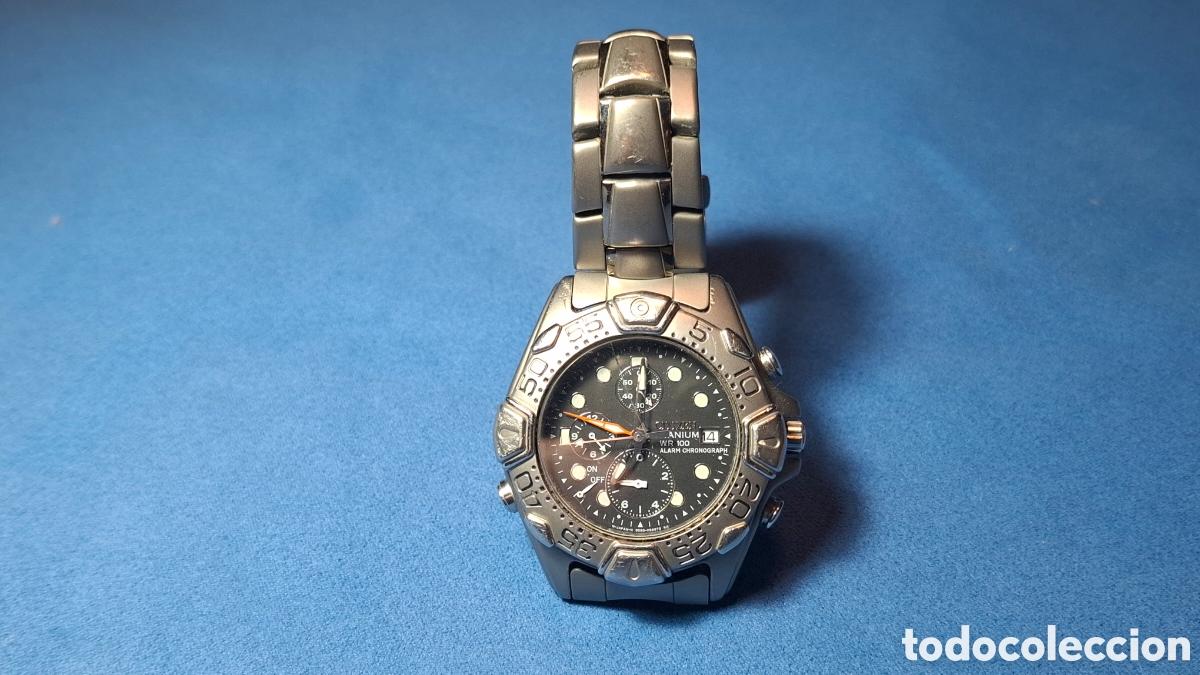 Relojes autom&aacute;ticos: RELOJ DE PULSERA - CITIZEN TITANIUM WR100 . FUNCIONA - Foto 3