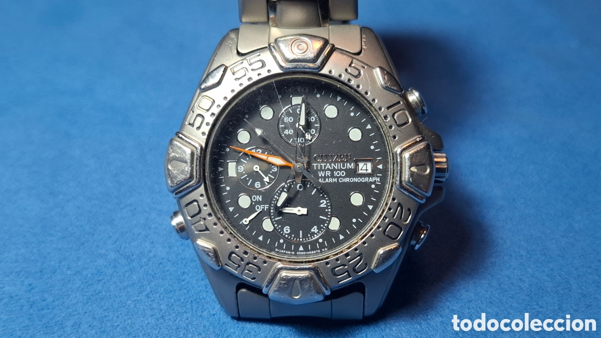 Relojes autom&aacute;ticos: RELOJ DE PULSERA - CITIZEN TITANIUM WR100 . FUNCIONA - Foto 1