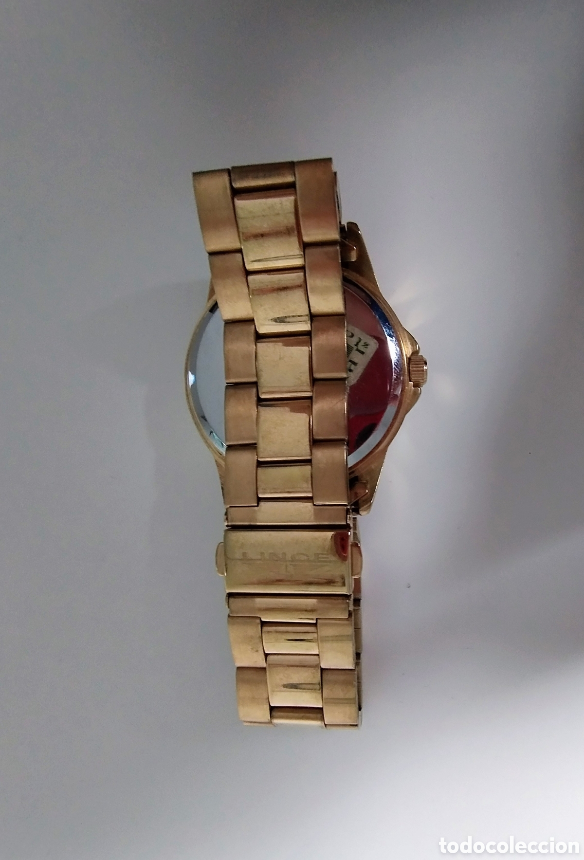 Relojes autom&aacute;ticos: Reloj dorado marca Lince - Foto 7