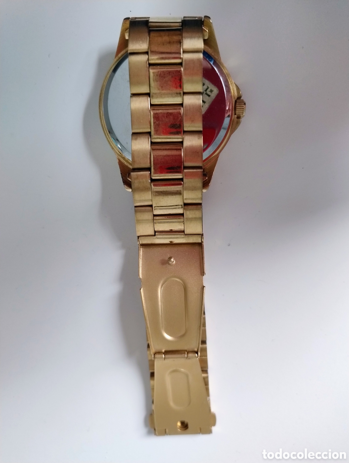 Relojes autom&aacute;ticos: Reloj dorado marca Lince - Foto 8