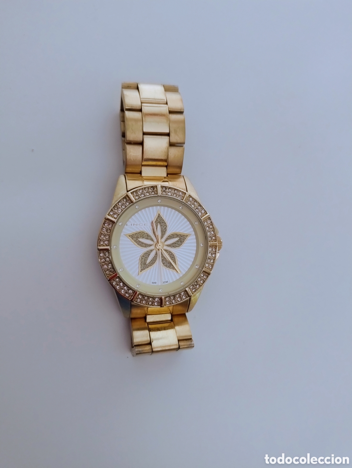 Relojes autom&aacute;ticos: Reloj dorado marca Lince - Foto 1