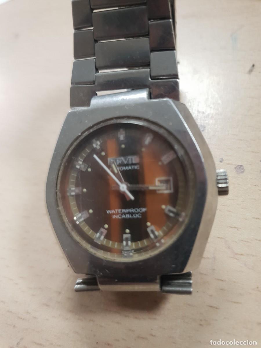 Relojes autom&aacute;ticos: Relol automatico mujer ervil funcionando a&ntilde;os 70 - Foto 2