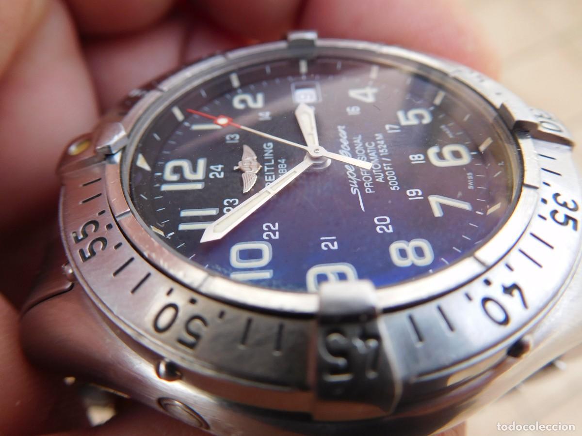 Relojes autom&aacute;ticos: Breitling super ocean A17345 Esfera negra - Foto 17