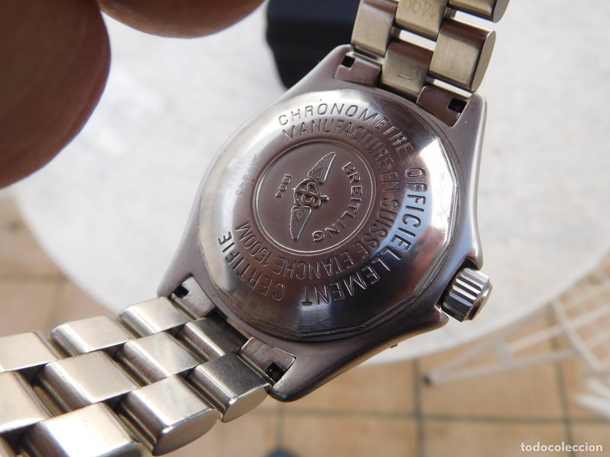 Relojes autom&aacute;ticos: Breitling super ocean A17345 Esfera negra - Foto 20