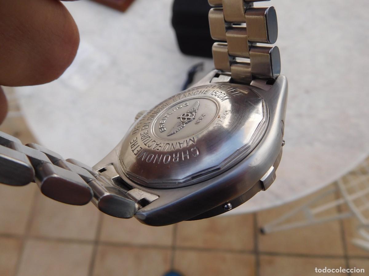 Relojes autom&aacute;ticos: Breitling super ocean A17345 Esfera negra - Foto 22