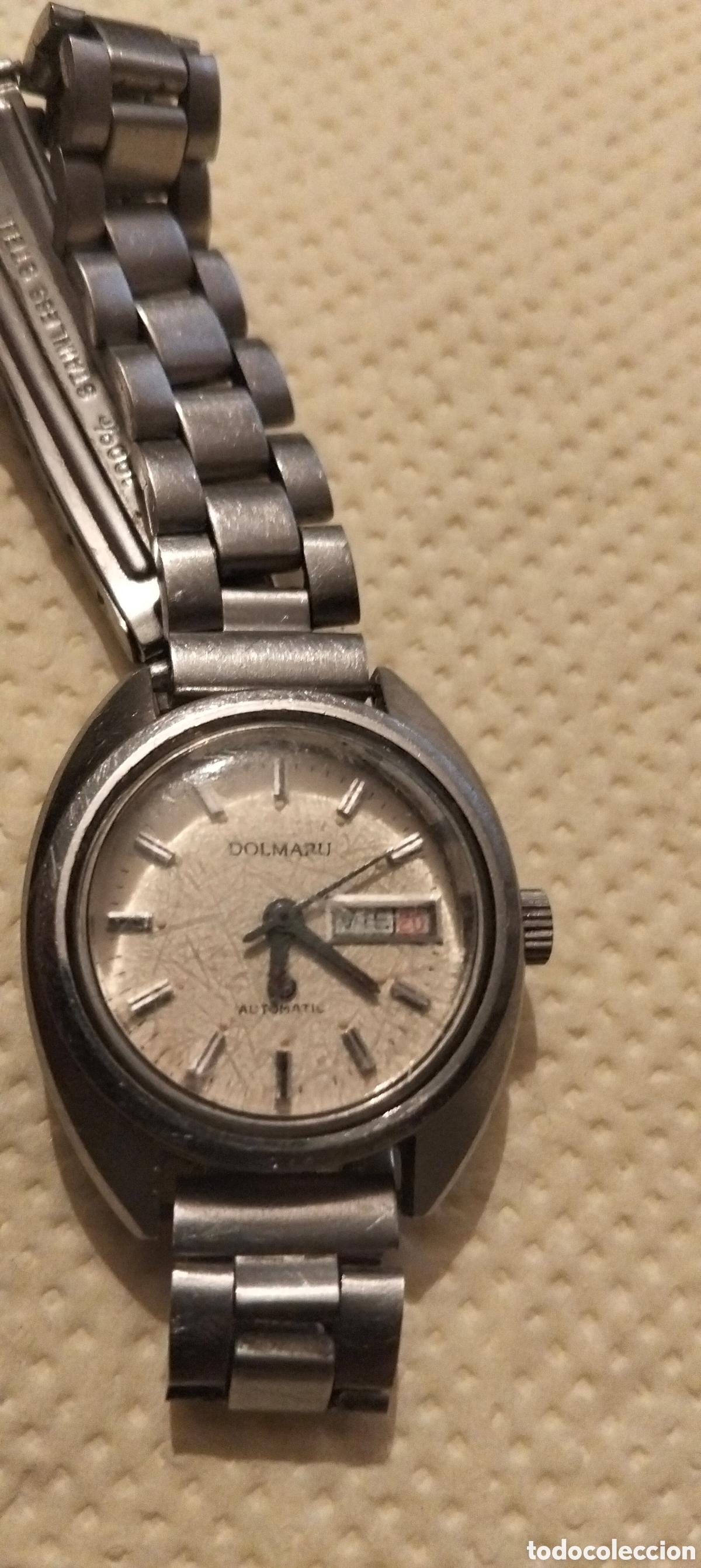 Relojes autom&aacute;ticos: Reloj autom&aacute;tico dolmaru de mujer funciona do con se&ntilde;ales de uso - Foto 3