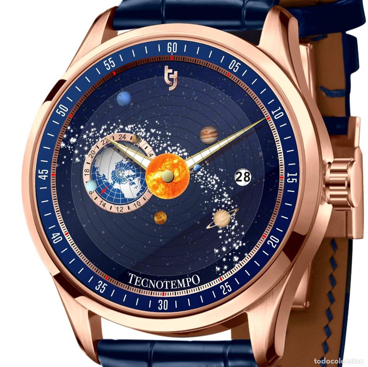Relojes autom&aacute;ticos: Tecnotempo - Automatic Dynamic Solar System - TT.50.SPLBL (Gold-Tone Blue) - Foto 1
