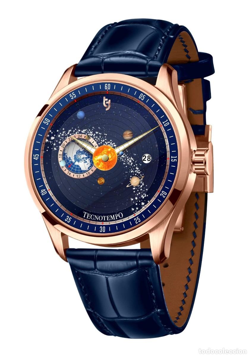 Relojes autom&aacute;ticos: Tecnotempo - Automatic Dynamic Solar System - TT.50.SPLBL (Gold-Tone Blue) - Foto 2