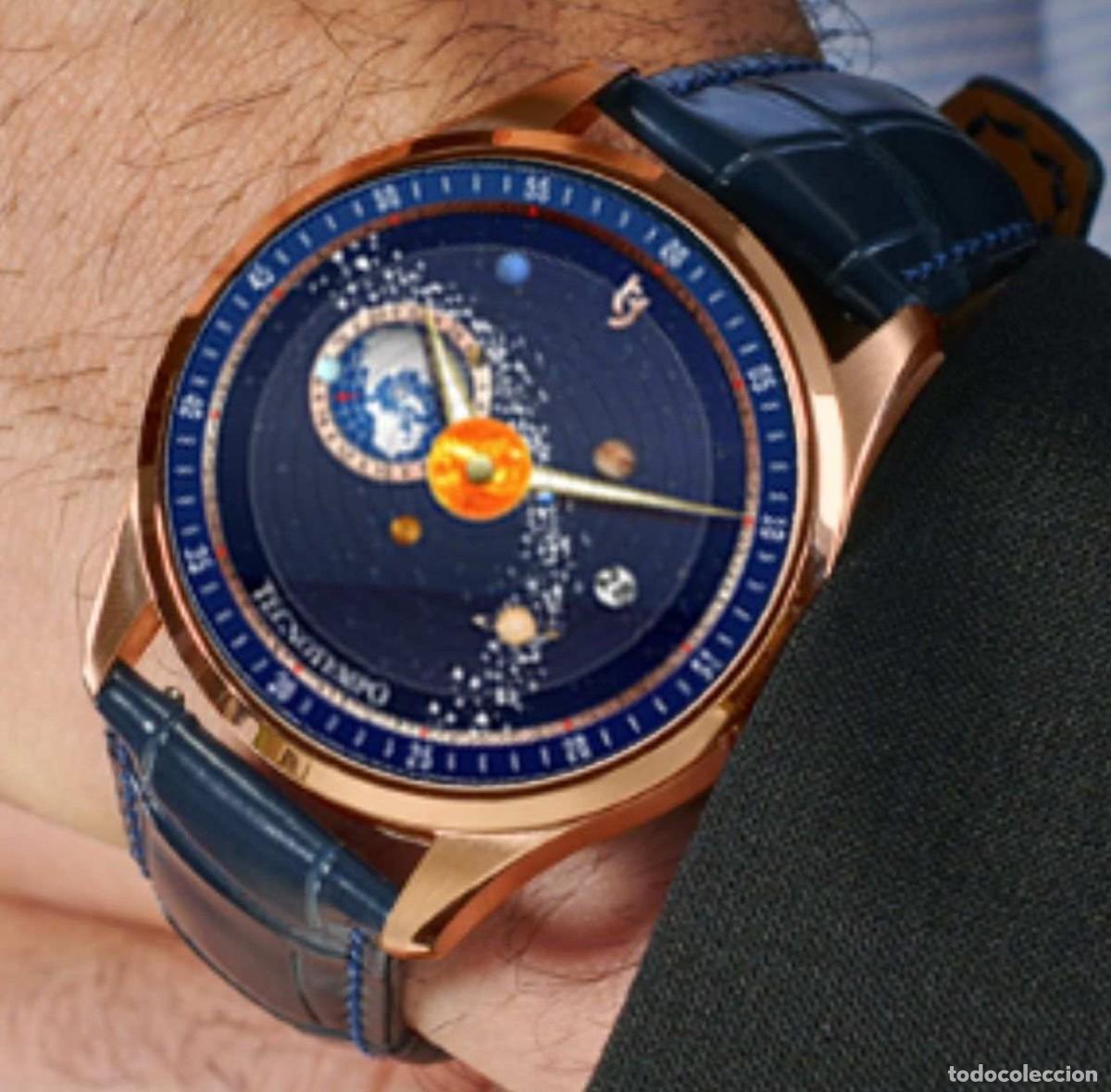Relojes autom&aacute;ticos: Tecnotempo - Automatic Dynamic Solar System - TT.50.SPLBL (Gold-Tone Blue) - Foto 3