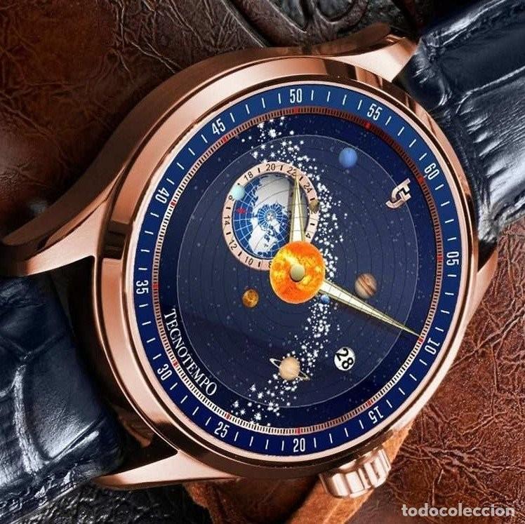 Relojes autom&aacute;ticos: Tecnotempo - Automatic Dynamic Solar System - TT.50.SPLBL (Gold-Tone Blue) - Foto 4