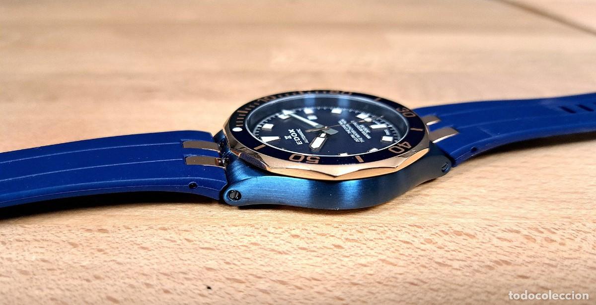 Relojes autom&aacute;ticos: Edox - Delfin Diver Automatic - 80110 357NRCA NIR (blue) - Foto 8