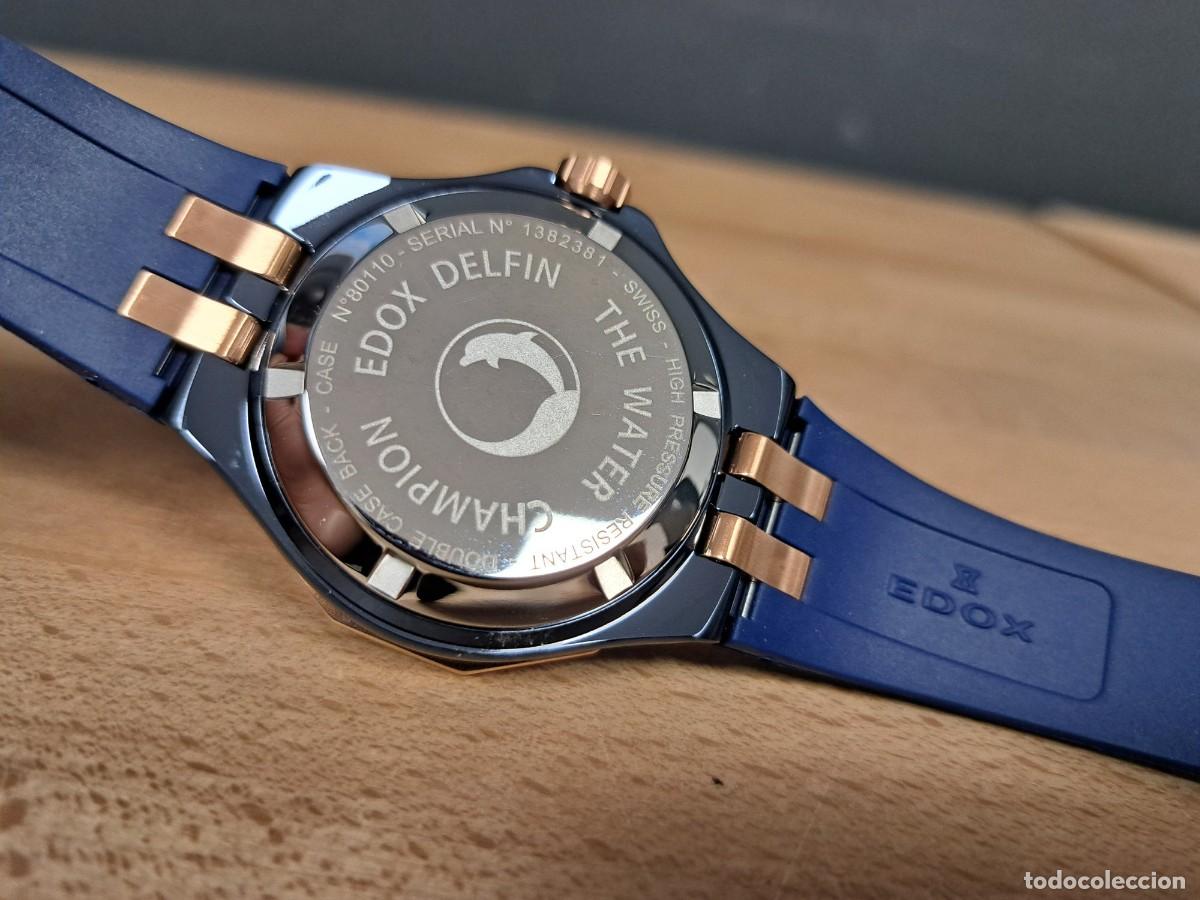 Relojes autom&aacute;ticos: Edox - Delfin Diver Automatic - 80110 357NRCA NIR (blue) - Foto 11