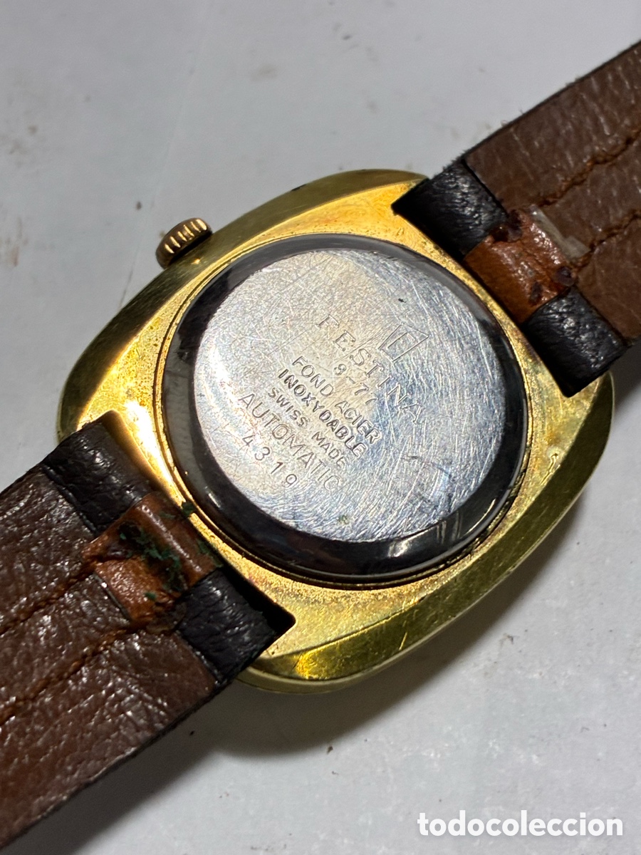 Relojes autom&aacute;ticos: Reloj Festina autom&aacute;tic caja chapada /CR33-12 - Foto 5
