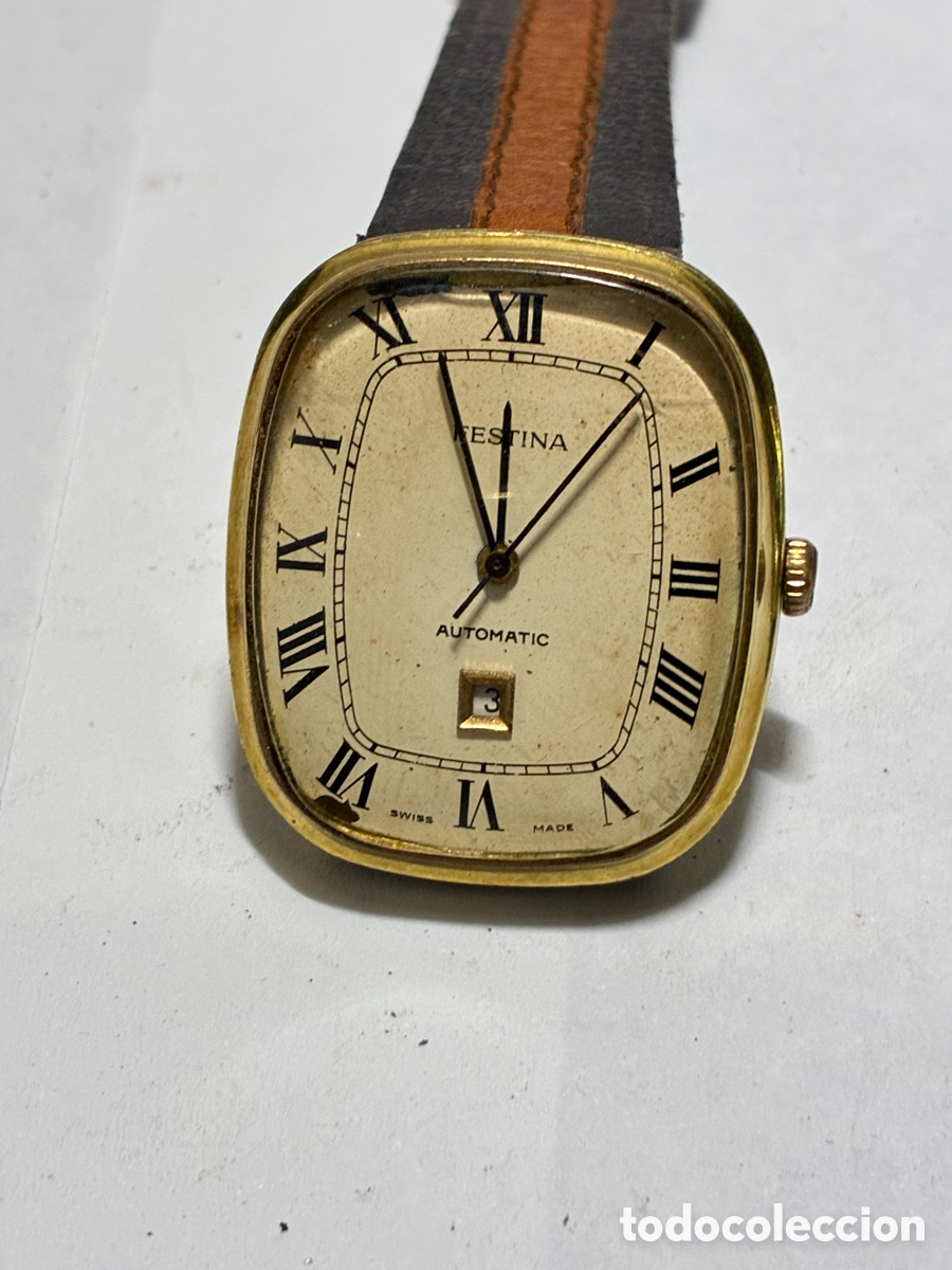 Relojes autom&aacute;ticos: Reloj Festina autom&aacute;tic caja chapada /CR33-12 - Foto 1