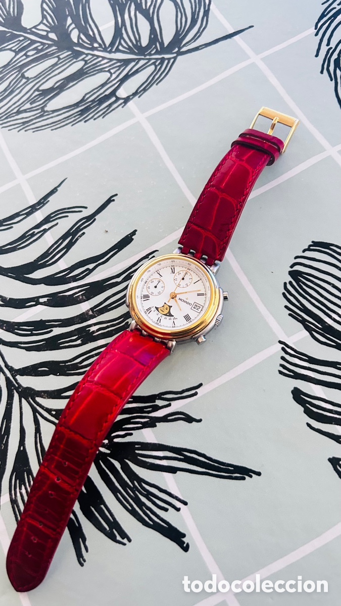 Relojes autom&aacute;ticos: Reloj Movado autom&aacute;tico fase lunar. - Foto 6