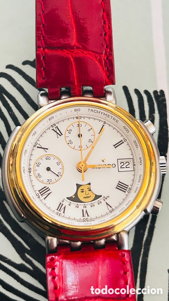 Relojes autom&aacute;ticos: Reloj Movado autom&aacute;tico fase lunar. - Foto 1