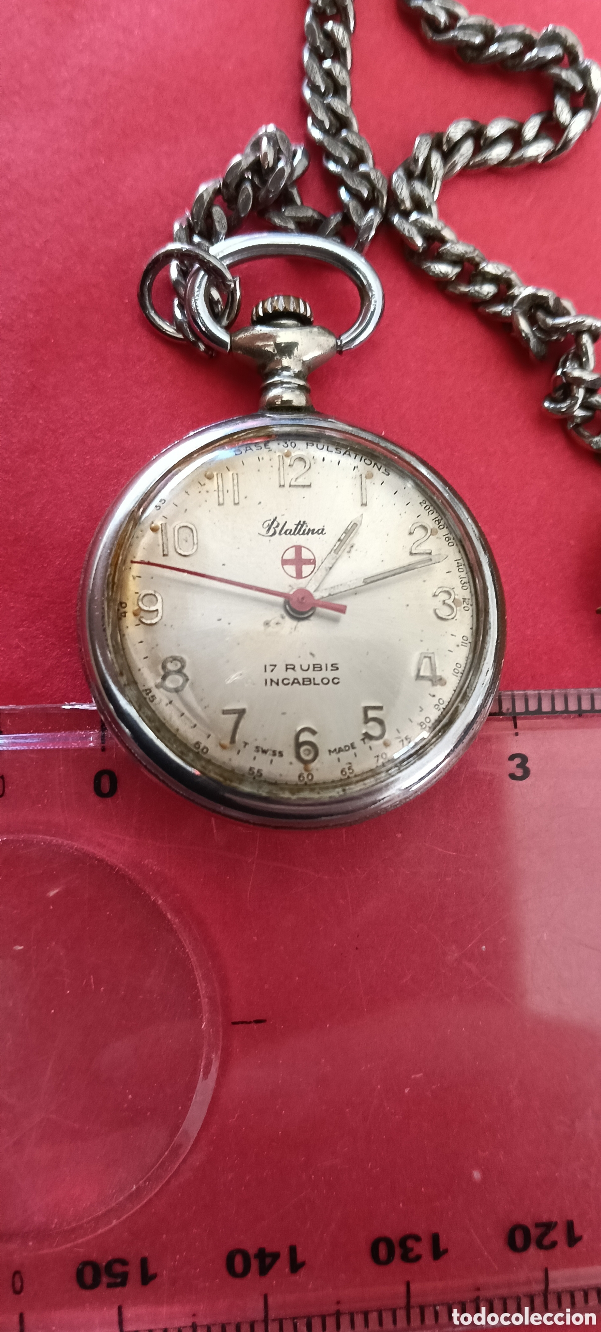 Relojes autom&aacute;ticos: Reloj de bolsillo Blattina - Foto 4