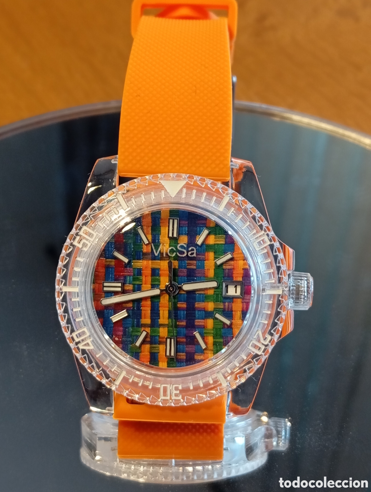 Relojes autom&aacute;ticos: Reloj vicsa modelo textil - Foto 2