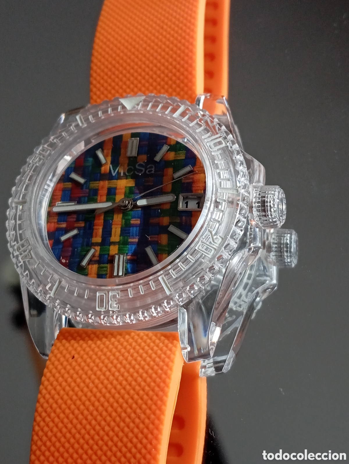 Relojes autom&aacute;ticos: Reloj vicsa modelo textil - Foto 4