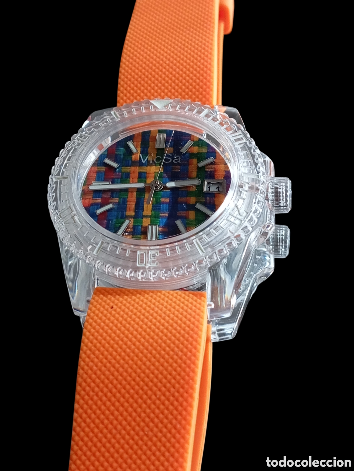 Relojes autom&aacute;ticos: Reloj vicsa modelo textil - Foto 5