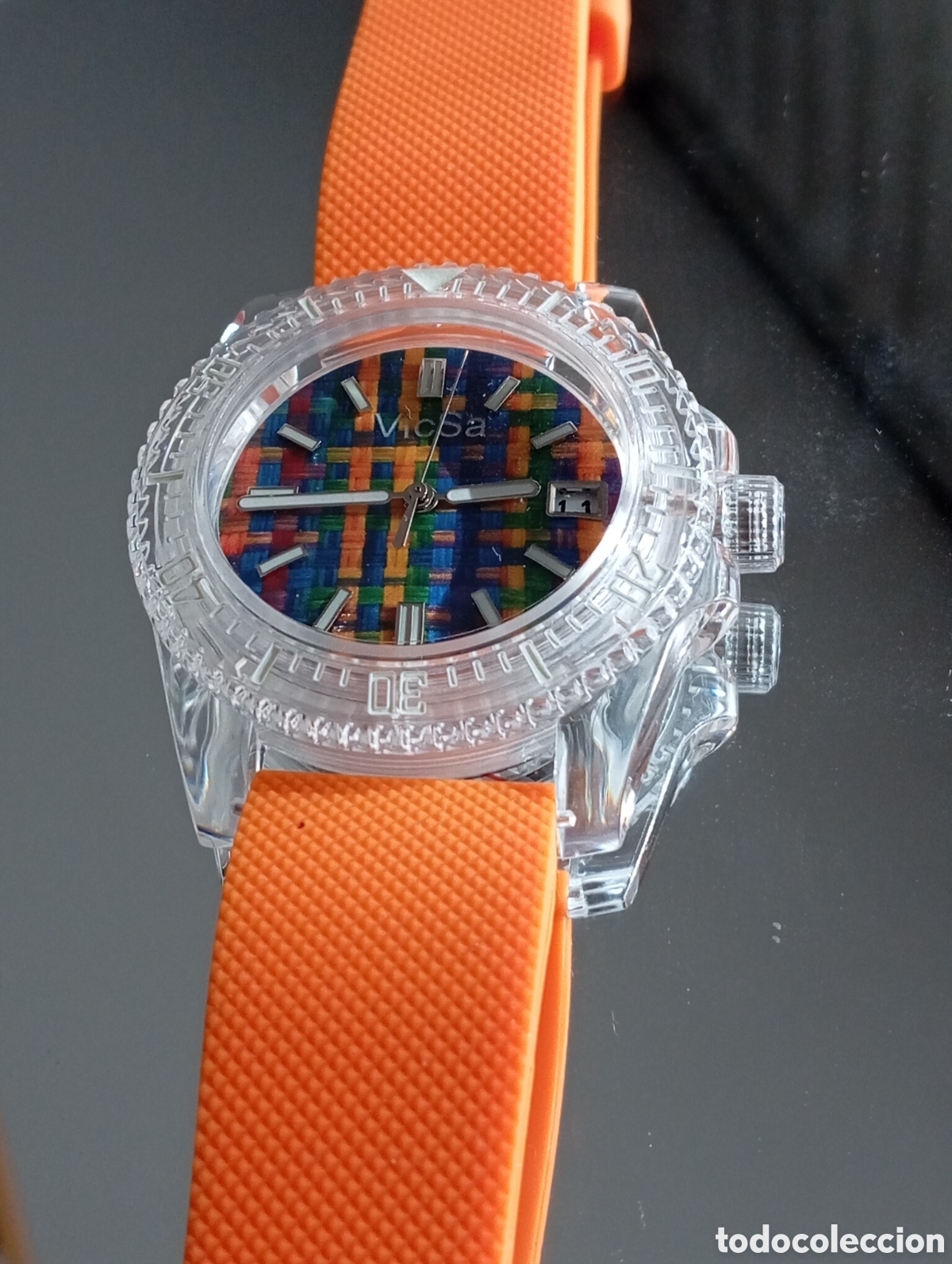 Relojes autom&aacute;ticos: Reloj vicsa modelo textil - Foto 1