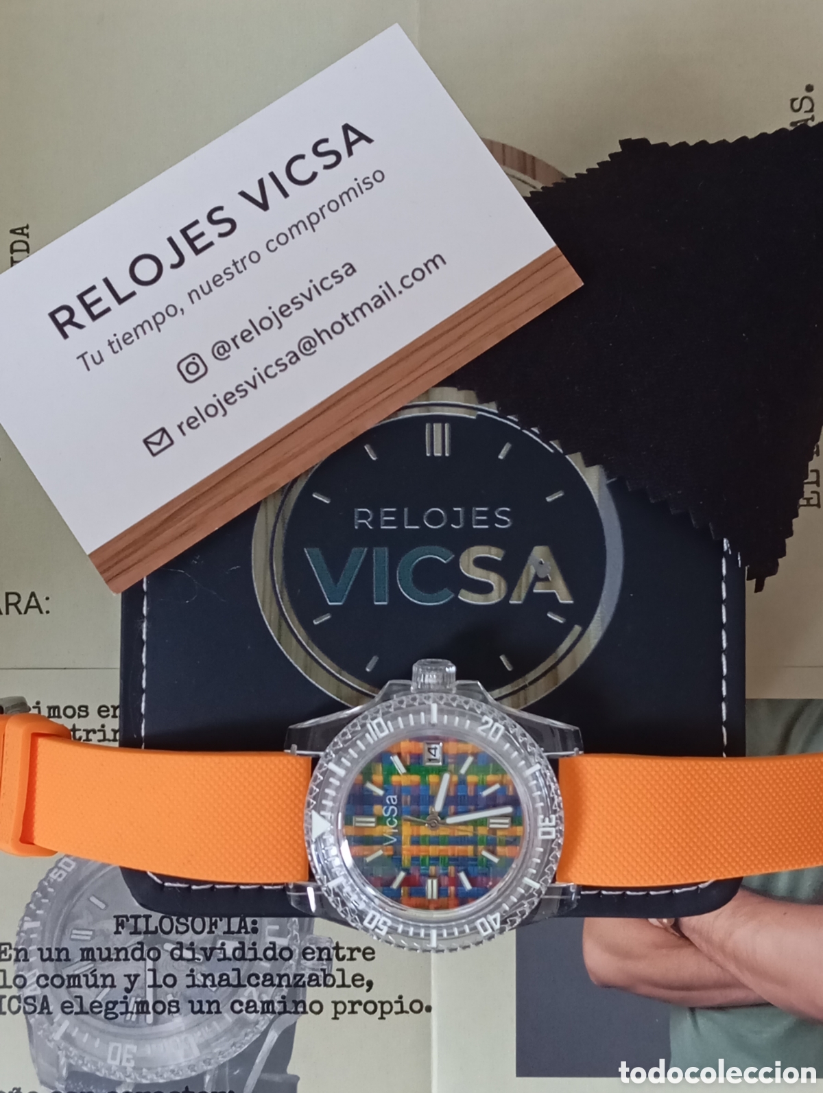 Relojes autom&aacute;ticos: Reloj vicsa modelo textil - Foto 7