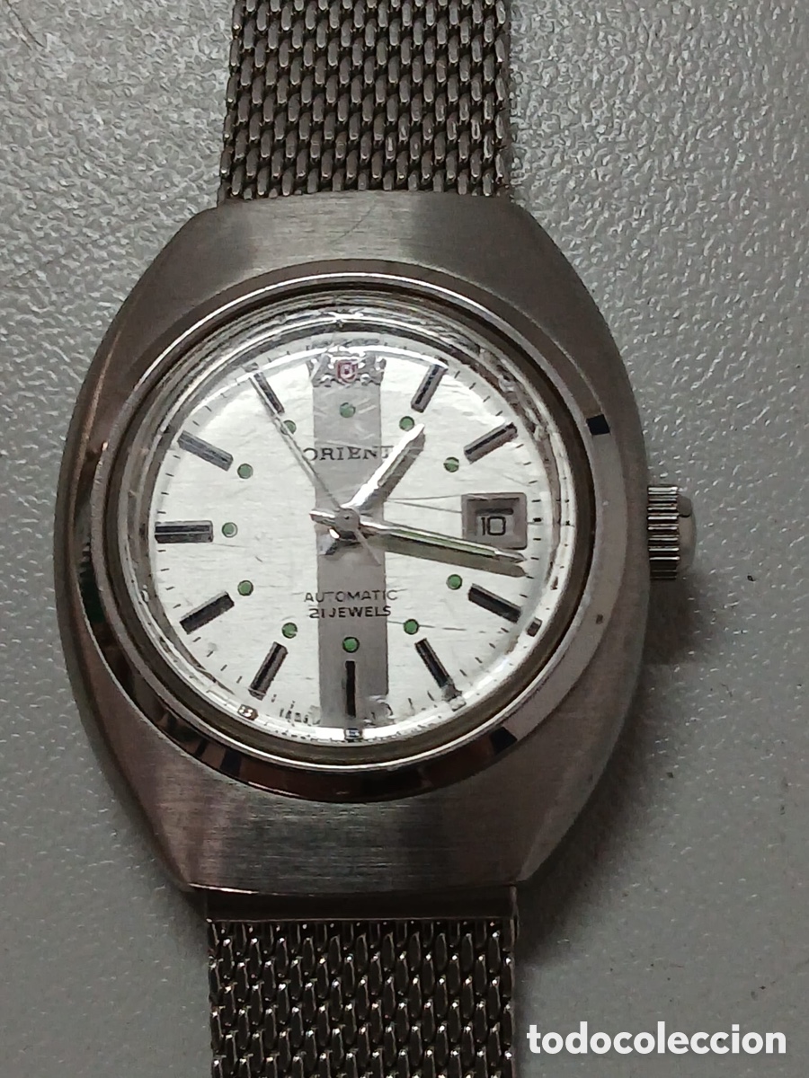 Relojes autom&aacute;ticos: reloj Orient autom&aacute;tico de acero inoxidable para se&ntilde;ora - Foto 2