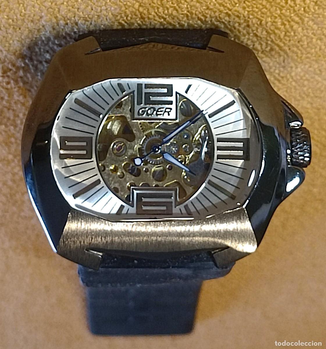 Relojes autom&aacute;ticos: Reloj de pulsera GOER autom&aacute;tico de caballero - Foto 2