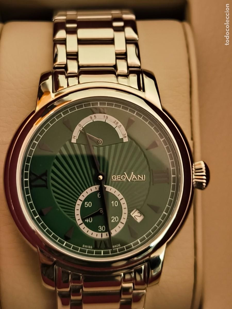 Relojes autom&aacute;ticos: RELOJ DE PULSERA SUIZO GEOVANI AUTOMATICO - Foto 2