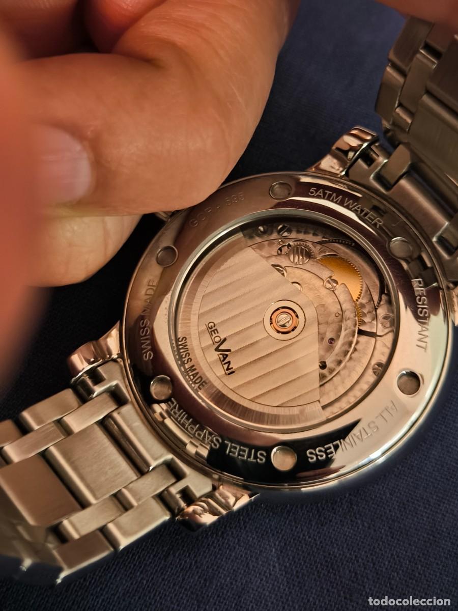 Relojes autom&aacute;ticos: RELOJ DE PULSERA SUIZO GEOVANI AUTOMATICO - Foto 12