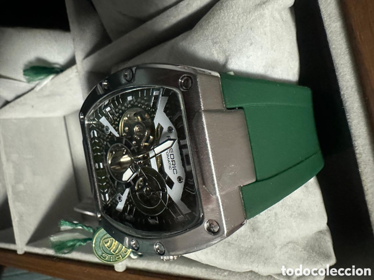 Relojes autom&aacute;ticos: Reloj automatico fredric Richardi tourbillon green - Foto 3